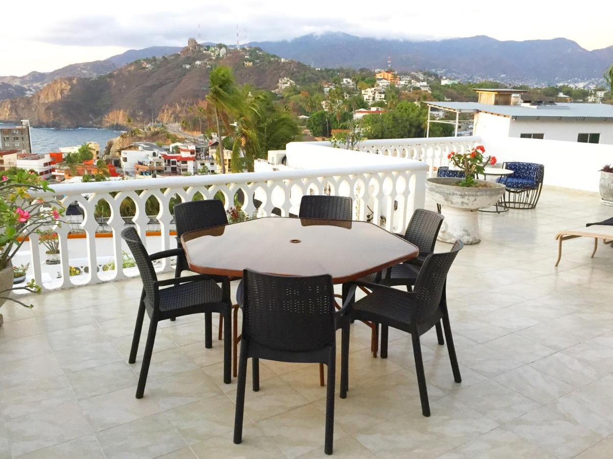 Villa Guitarron Gran Terraza Vista Espectacular 6 Huespedes Piscina Gigante Акапулько Экстерьер фото