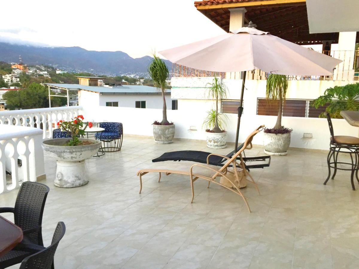 Villa Guitarron Gran Terraza Vista Espectacular 6 Huespedes Piscina Gigante Акапулько Экстерьер фото